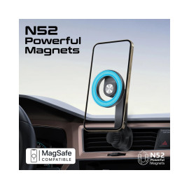 Promate MagHoop-AV MagGrip™ Cradleless Magnetic Ring Smartphone Holder for AC Vent