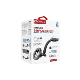Promate MagHoop-GN MagGrip™ 360° Cradleless Magnetic Ring Smartphone Holder