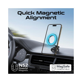 Promate MagHoop-HG MagGrip™ 360° Cradleless Foldable Magnetic Ring Smartphone Holder