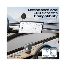 Promate MagMate-1 15W Qi2 Certified Extending Magnetic Wireless Smartphone Charging Mount