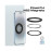 Promate Magnetite 360 Degrees MagSafe Compatible Phone Magnetic Mount - Black