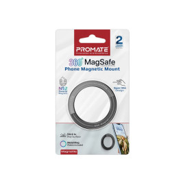 Promate Magnetite 360 Degrees MagSafe Compatible Phone Magnetic Mount - Black