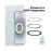 Promate Magnetite 360 Degrees MagSafe Compatible Phone Magnetic Mount - White
