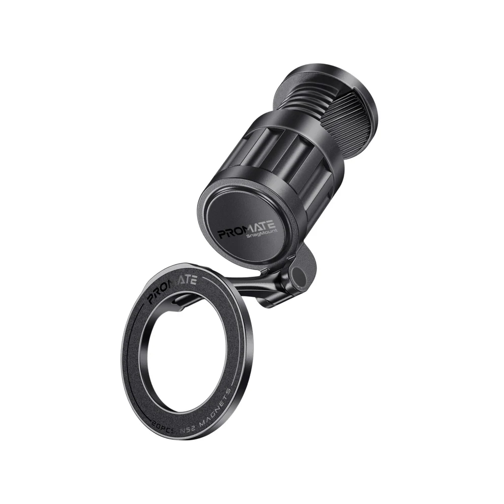 Promate SnagMount 360° Rotating Magnetic Smartphone Grip-On Mount