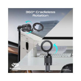 Promate SnagMount 360° Rotating Magnetic Smartphone Grip-On Mount
