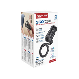 Promate SnagMount 360° Rotating Magnetic Smartphone Grip-On Mount