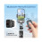 Promate TriPop-Ai 360° Ai Face Tracking Telescopic Selfie Stick with Auto Pop open Tripod Base