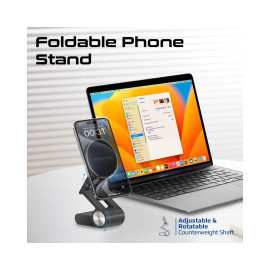 Promate VersaMount MagSafe Compatible Extendable Camera Mount and Foldable Stand