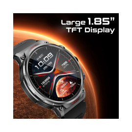 Promate XWatch-R20 Tough-Built Fitness Tracker Smartwatch with BT Calling - Black