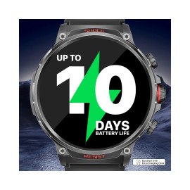 Promate XWatch-R20 Tough-Built Fitness Tracker Smartwatch with BT Calling - Black