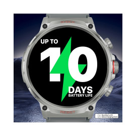 Promate XWatch-R20 Tough-Built Fitness Tracker Smartwatch with BT Calling - Silver