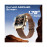 Promate XWatch-RM ActivLife™ Curved AMOLED Screen Smartwatch with BT Calling - Gold