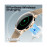 Promate xWatch-US13 1.32" Curved AMOLED Screen Fitness Tracker Smartwatch w/ BT Calling - Rose Gold