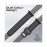 Promate SiliBand-DC Durable Two-Toned Silicone Sporty Watch Band - Black