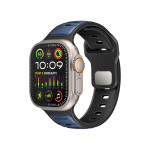 Promate SiliBand-DC Durable Two-Toned Silicone Sporty Watch Band - Blue