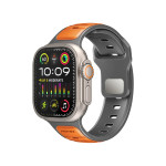 Promate SiliBand-DC Durable Two-Toned Silicone Sporty Watch Band - Orange