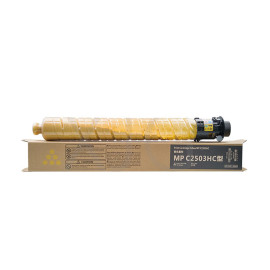 HCC Compatible with Ricoh MP C2503HC Yellow Toner Cartridge