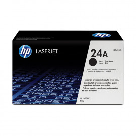HP 24A Black Original LaserJet Toner Cartridge (Q2624A) HP 24A Black Original LaserJet Toner Cartridge (Q2624A)