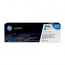 HP 304A Cyan Original LaserJet Toner Cartridge (CC531A)