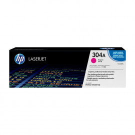 HP 304A Magenta Original LaserJet Toner Cartridge (CC533A) HP 304A Magenta Original LaserJet Toner Cartridge (CC533A)