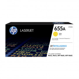 HP 655A Yellow Original LaserJet Toner Cartridge (CF452A)