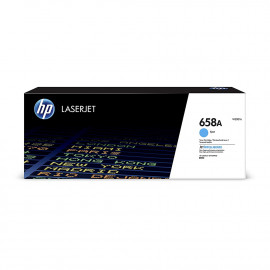 HP 658A Cyan Original LaserJet Toner Cartridge (W2001A)