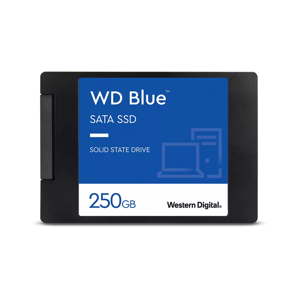 WD Blue 250GB SATA SSD 2.5”/7mm Cased