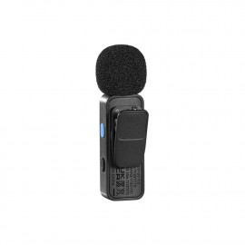 Boya Ultracompact 2.4GHz Wireless Microphone, USB-C Port, BY-V10 – Black