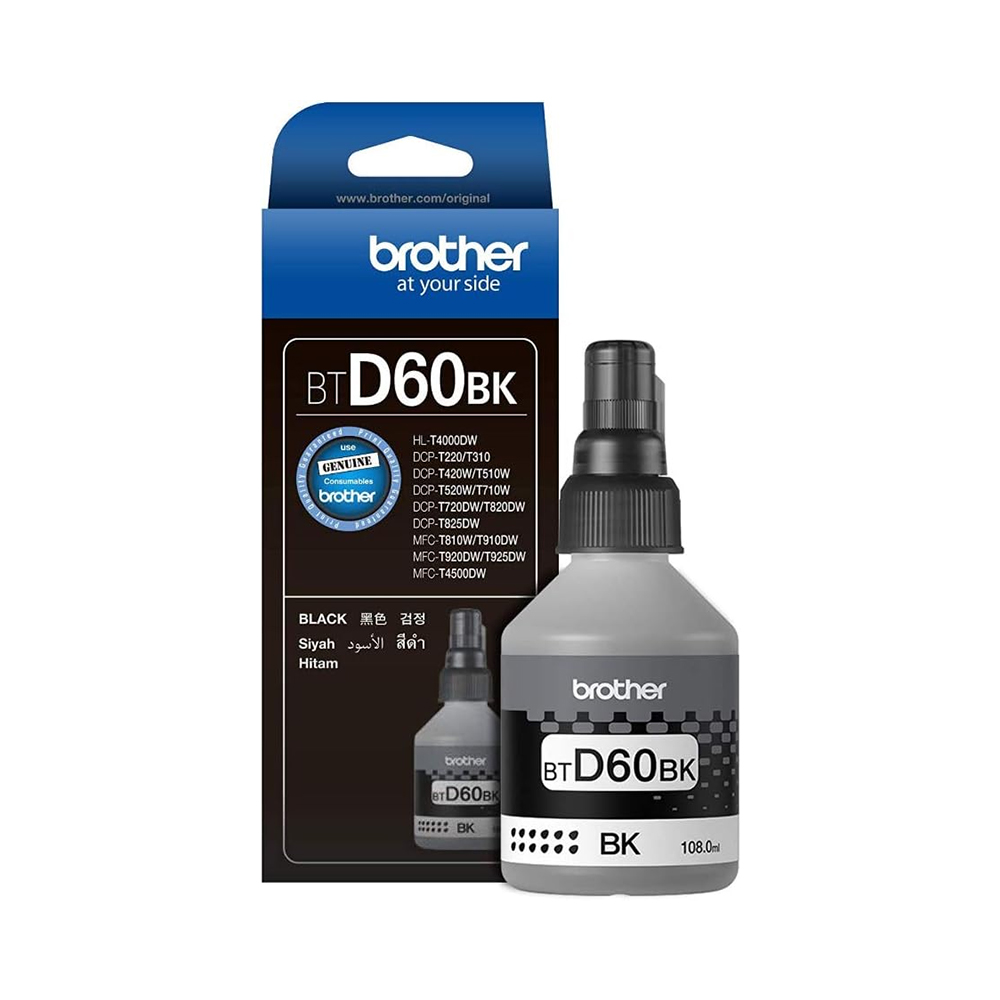 Brother BTD60BK Ink Bottle – Black