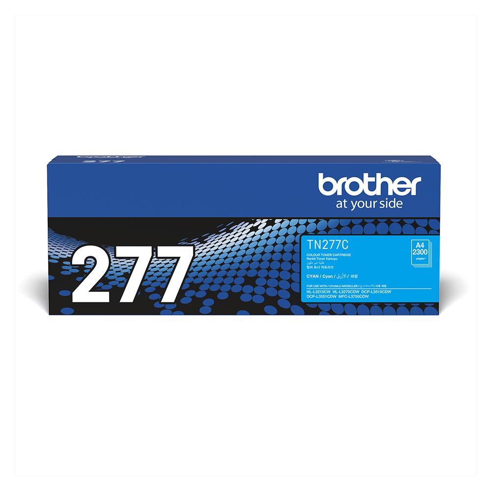 Brother TN-277C Genuine Cyan Toner Cartridge