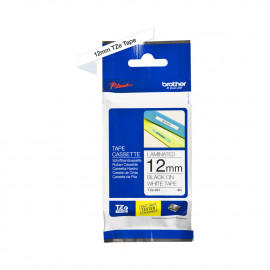 Brother Genuine TZe-231 Labelling Tape Cassette – Black on White, 12mm wide Brother Genuine TZe-231 Labelling Tape Cassette – Black on White, 12mm wide