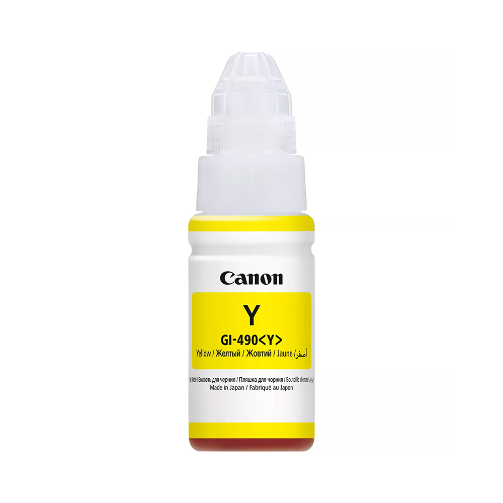 Canon GI-490 Yellow (0666C001) Ink Bottle