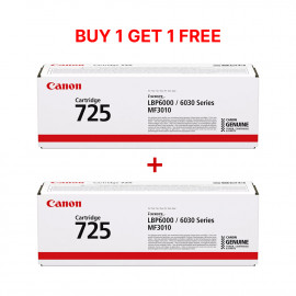 Canon 725 Black (3484B002) Toner Cartridge | buy 1 get 1 free Canon 725 Black (3484B002) Toner Cartridge | buy 1 get 1 free