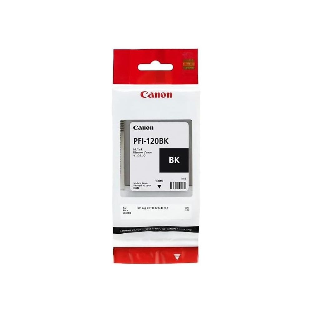 Canon PFI-120BK Black (2885C001AA) Standard Yield Ink Cartridge