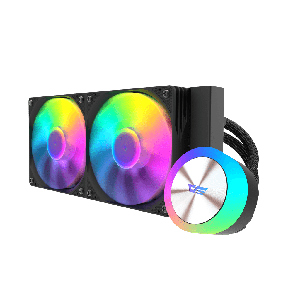 darkFlash DG240 240mm AIO Liquid CPU Cooler with ARGB