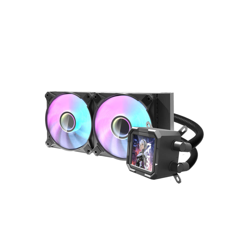 darkFlash DV240S 240mm AIO Liquid CPU Cooler with IPS LCD & ARGB
