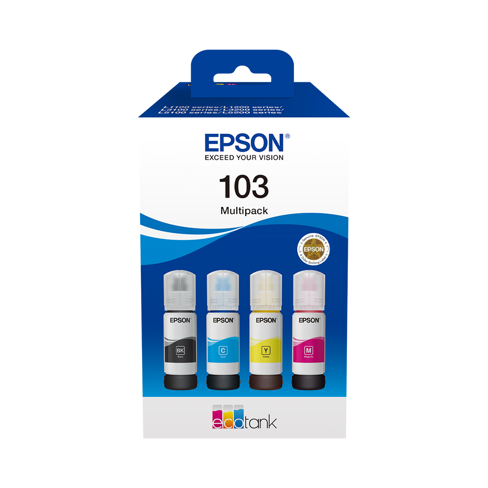 Epson 103 EcoTank 4-colour Multipack Ink Bottles