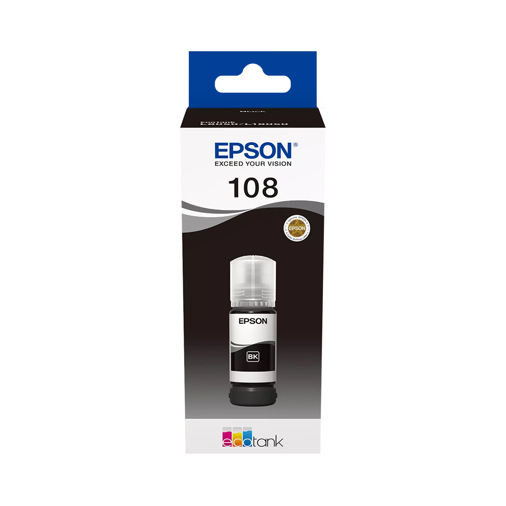 Epson 108 EcoTank Black ink bottle (70 ml)