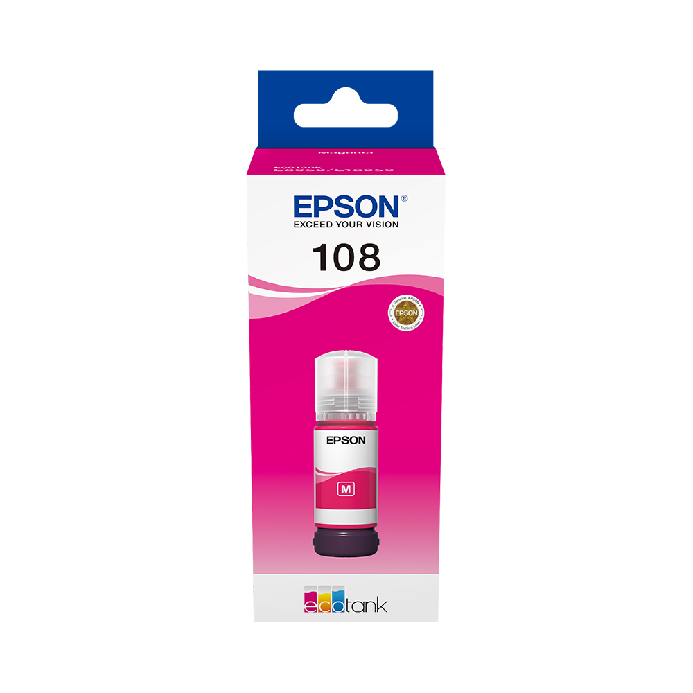 Epson 108 EcoTank Magenta ink bottle (70 ml)