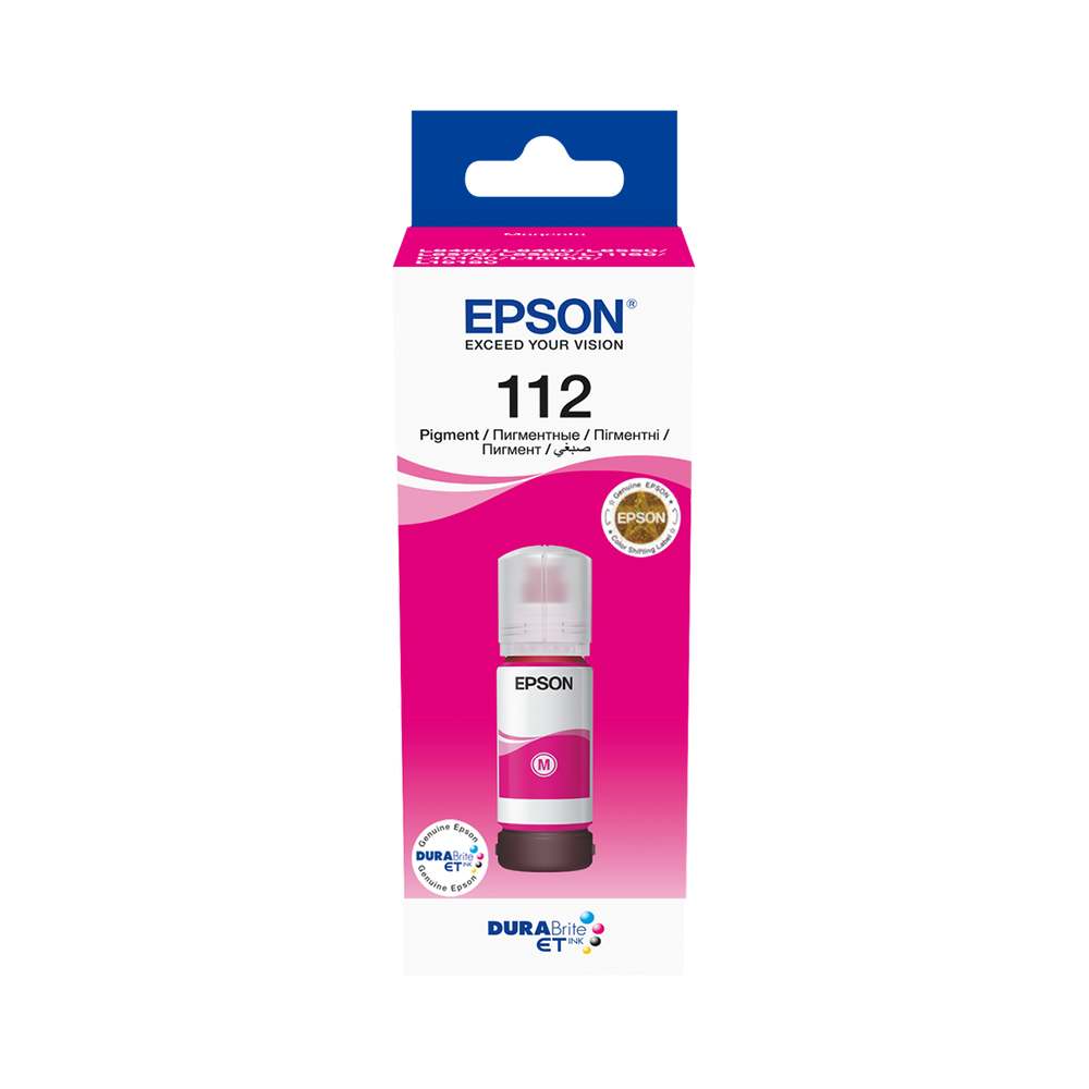 Epson 112 EcoTank Pigment Magenta Ink Bottle