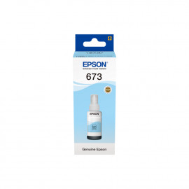 Epson T673 Light Cyan Ink Bottle