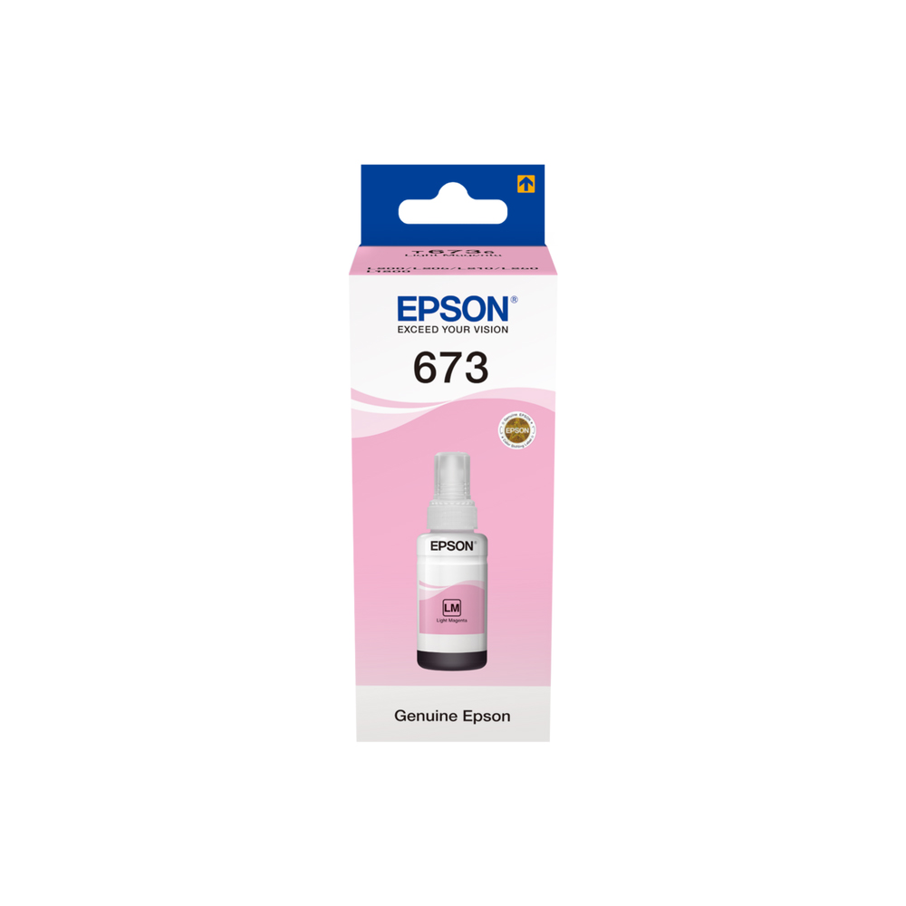 Epson T673 Light Magenta Ink Bottle