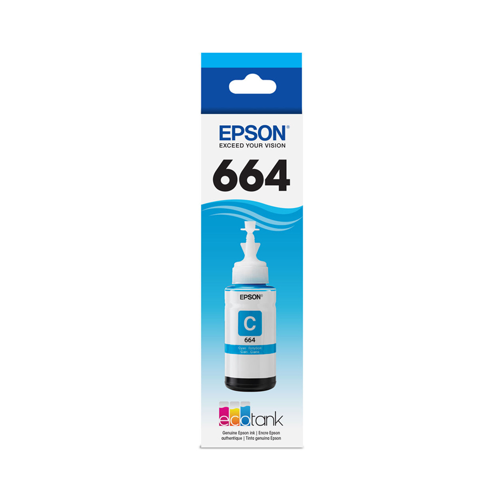 Epson 664 EcoTank Cyan Ink Bottle