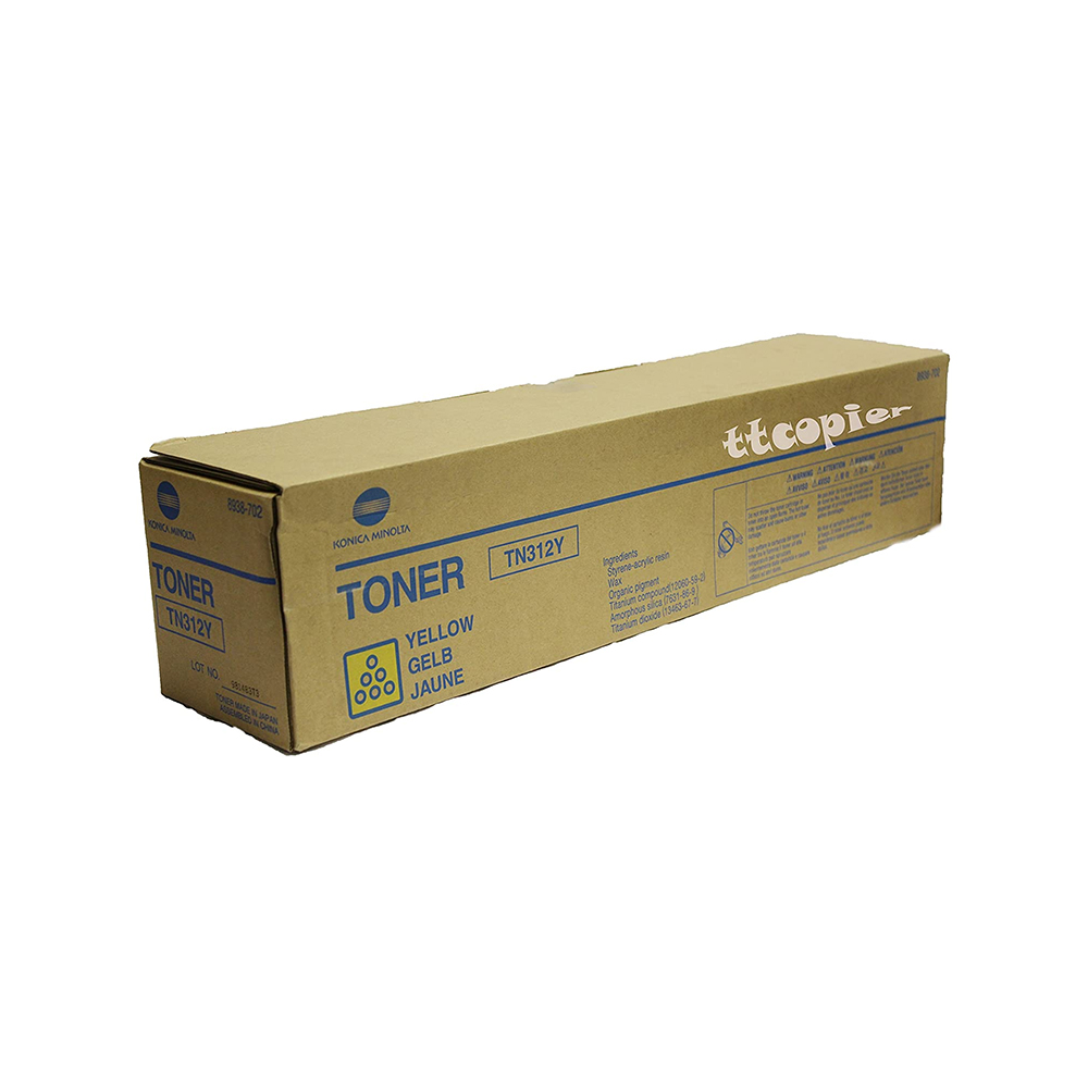 Konica Minolta TN-312Y Yellow Toner Cartridge