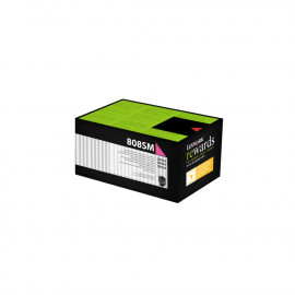 Lexmark 808SM Magenta (80C8SM0) Toner Cartridge