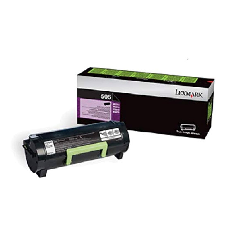 Lexmark 505 Black Laser Toner Cartridge - 50F5000