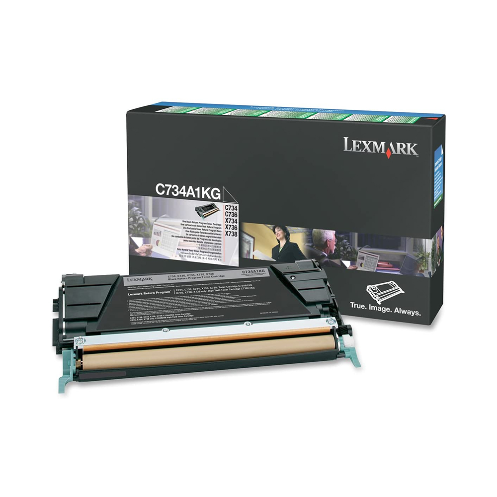 Lexmark C734 Black (C734A1KG) Toner Cartridge
