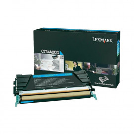 Lexmark C734 Cyan (C734A1CG) Toner Cartridge