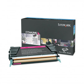 Lexmark C734 Magenta (C734A1MG) Toner Cartridge Lexmark C734 Magenta (C734A1MG) Toner Cartridge