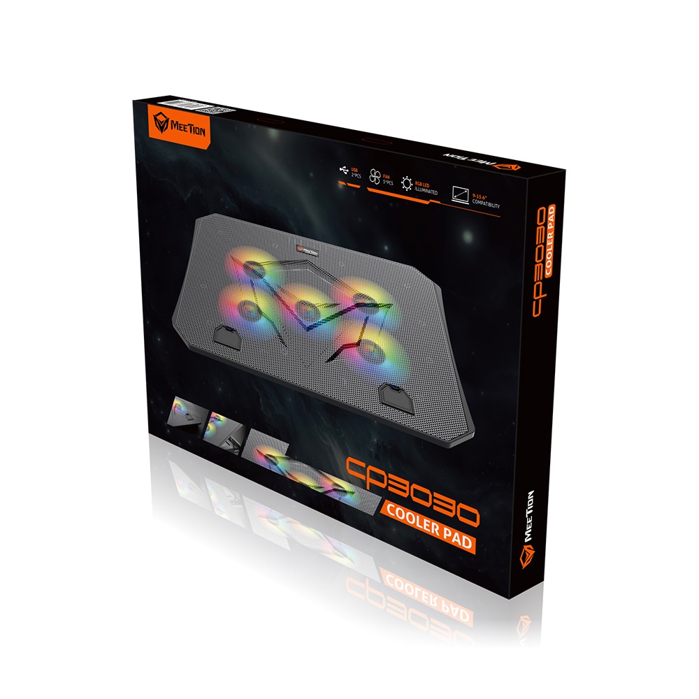 Meetion CP3030 RGB Gaming Cooling Pad